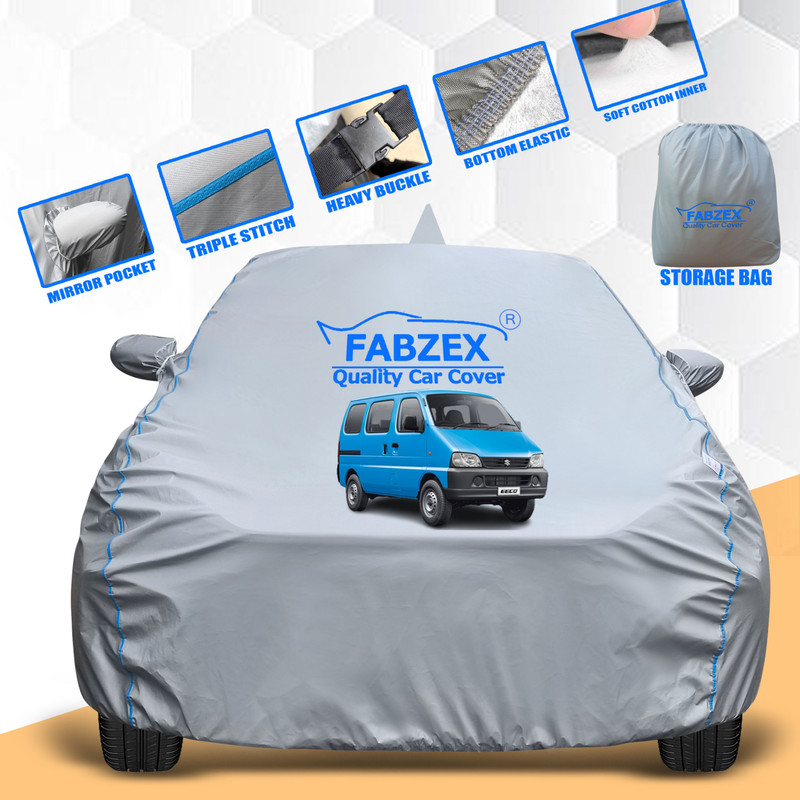 FABZEX Car Cover For Maruti Suzuki Eeco, Eeco 5 Seater AC, Eeco 5 Seater AC Petrol, Eeco 5 Seater STD Petrol, Eeco 5 Seater Standard, Eeco 7 Seater STD Petrol, Eeco 7 Seater Standard, Eeco 7 Seater Standard, Eeco Ambulance Petrol AC Plus HTR, Eeco CNG 5 Seater AC, Eeco CNG HTR 5 STR, Eeco Flexi Gree