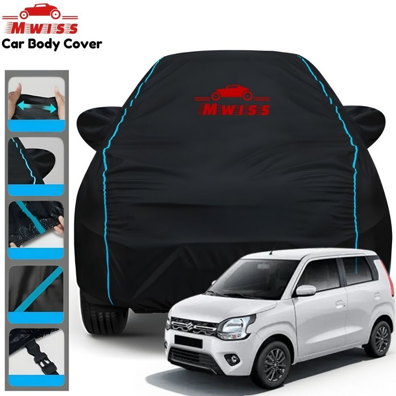 Mwiss Car Cover For Maruti Suzuki Wagon R, Wagon R 1.0, Wagon R 1.1L 16V, Wagon R ABS, Wagon R AMT VXI, Wagon R AMT VXI Option, Wagon R AX, Wagon R CNG LXI, Wagon R CNG LXI Opt, Wagon R D, Wagon R DLX, Wagon R EV, Wagon R EX, Wagon R LX, Wagon R LXI, Wagon R LXI CNG, Wagon R LXI CNG Optional, Wagon