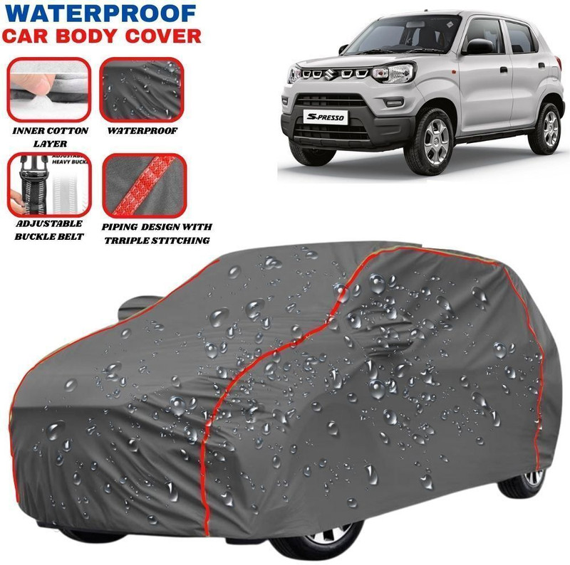 LE PRA Car Cover For Maruti Suzuki S-Presso, S-Presso LXI Opt Petrol, S-Presso LXI Petrol, S-Presso LXi (O), S-Presso Lxi, S-Presso STD Opt Petrol, S-Presso STD Petrol, S-Presso Std, S-Presso Std (O), S-Presso VXI AT Petrol, S-Presso VXI Opt AT Petrol, S-Presso VXI Opt Petrol, S-Presso VXI Petrol, S