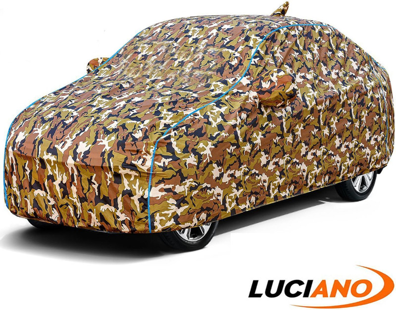 Luciano Car Cover For Hyundai Verna, Verna Facelift, Verna Fluidic INHR, Verna CRDi 1.6 E (With Mirror Pockets)(Multicolor, For 2012, 2013, 2014, 2015, 2016, 2017, 2018, 2019, 2020, 2021 Models)