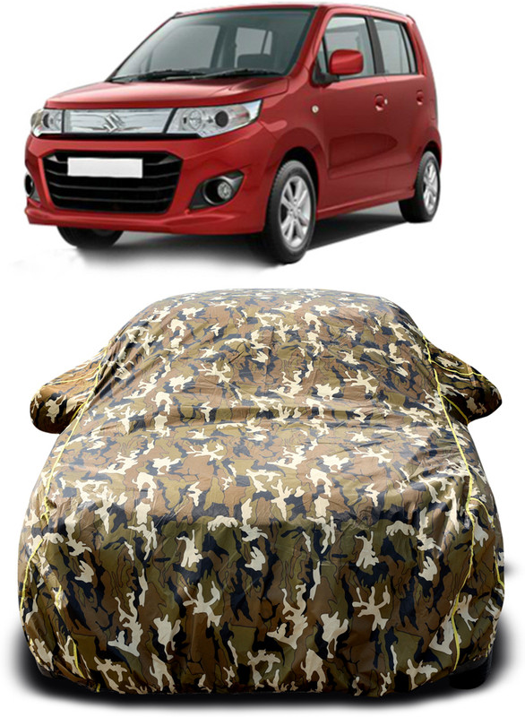 Special Group Car Cover For Maruti WagonR Stingray (With Mirror Pockets)(Multicolor, Yellow)