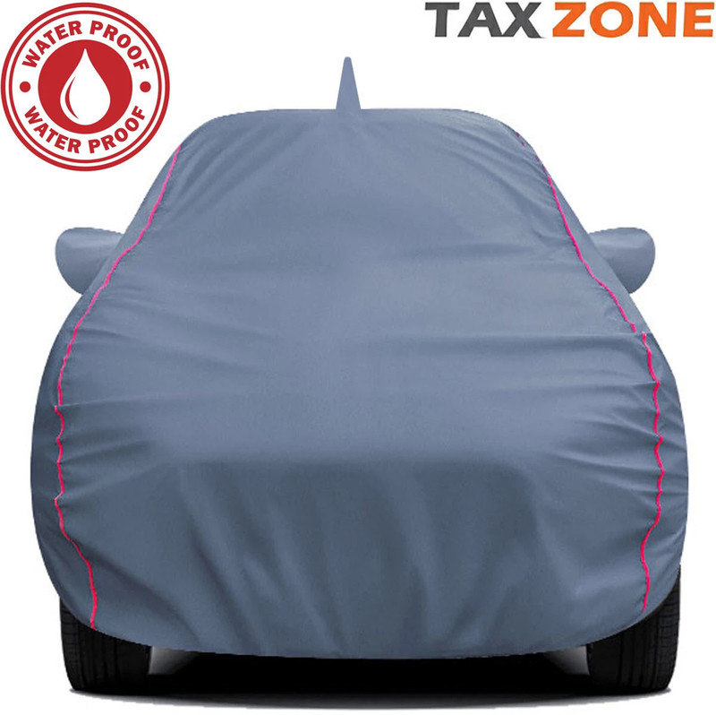 TAXZONE Car Cover For Hyundai Venue, Venue E 1.2 Petrol, Venue S 1.4 CRDi, Venue SX Diesel, Venue S Petrol (With Mirror Pockets)(Grey, For 2012, 2013, 2014, 2015, 2016, 2017, 2018, 2019, 2020, 2021, 2022, 2023, 2024, 2025 Models)