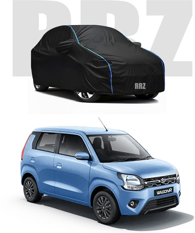 RRZ Car Cover For Maruti Suzuki WagonR (With Mirror Pockets)(Black, For 2025, 2026 Models)