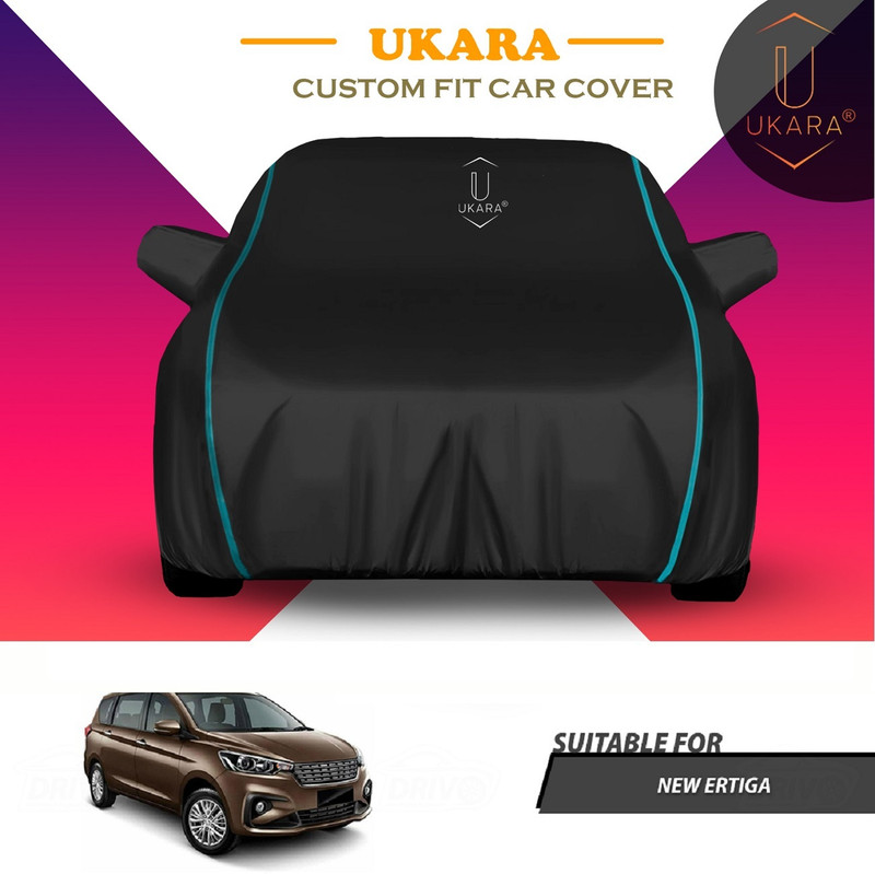 Ukara Car Cover For Maruti Ertiga (With Mirror Pockets)(Black)
