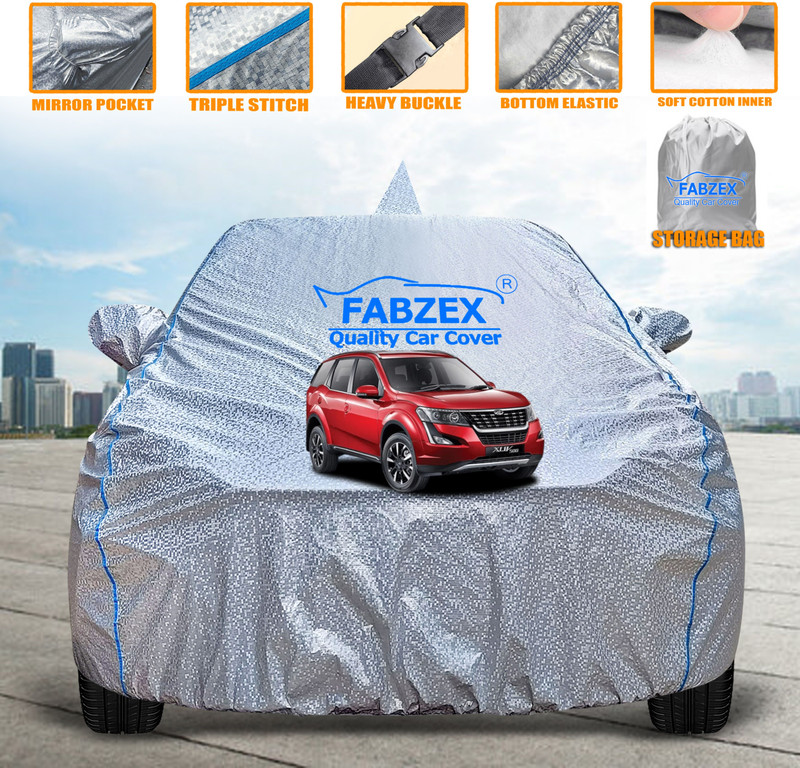 FABZEX Car Cover For Mahindra XUV 500, XUV500 2020, XUV500 AT W10 AWD, XUV500 AT W10 FWD, XUV500 AT W8 FWD, XUV500 W10 1.99 mHawk, XUV500 W10 AWD, XUV500 W11 Diesel, XUV500 W11 Option Diesel, XUV500 W3 Diesel, XUV500 W3 Diesel, XUV500 W4, XUV500 W5 Diesel, XUV500 W6, XUV500 W7 Diesel, XUV500 W8 AWD,