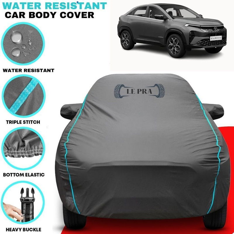 LE PRA Car Cover For Tata Curvv (With Mirror Pockets)(Grey, For 2024 Models)