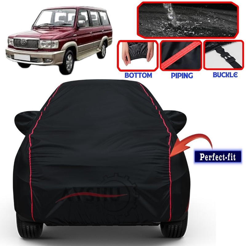 AYSHU Car Cover For Toyota Qualis, Qualis 2.0i, Qualis 2.5L, Qualis Euro II, Qualis FS B1, Qualis FS B3, Qualis FS B6, Qualis FS F2, Qualis FS F5, Qualis FS F7, Qualis Fleet A1, Qualis GS C1, Qualis GS C3, Qualis GS C4, Qualis GS C5, Qualis GS C8, Qualis GS G4, Qualis GS G8, Qualis GST D2, Qualis GS