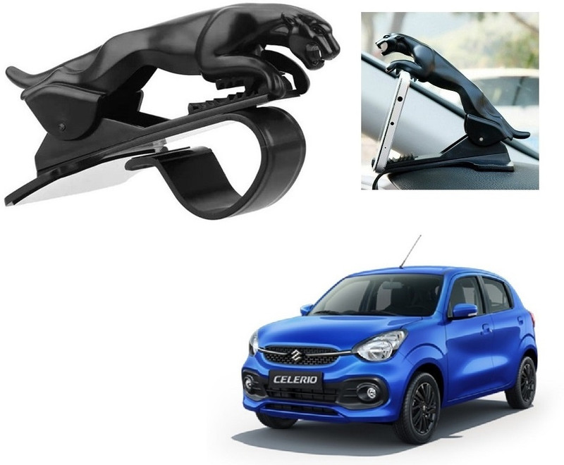 SPREADX Car Mobile Holder for Dashboard, Clip(Black, Jaguar, Celerio Type&3)