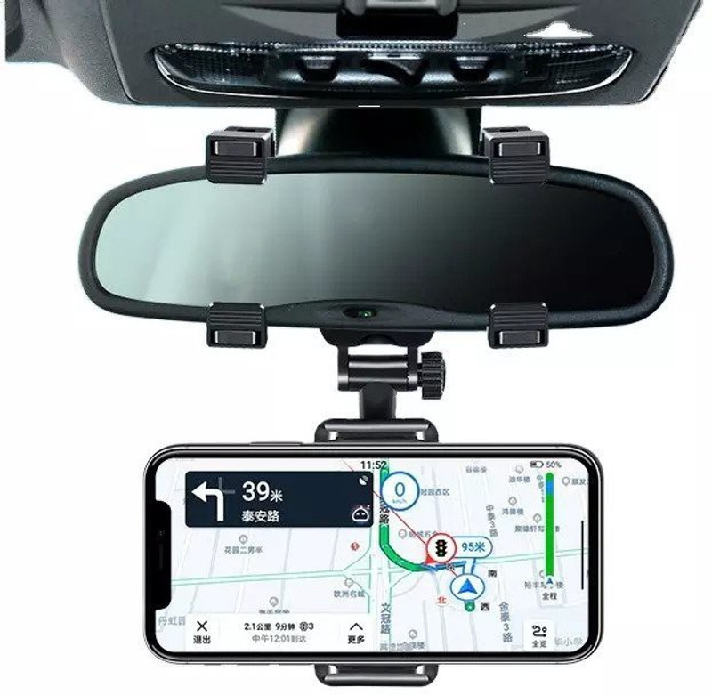 RPMSD Car Mobile Holder for Windshield(Black)