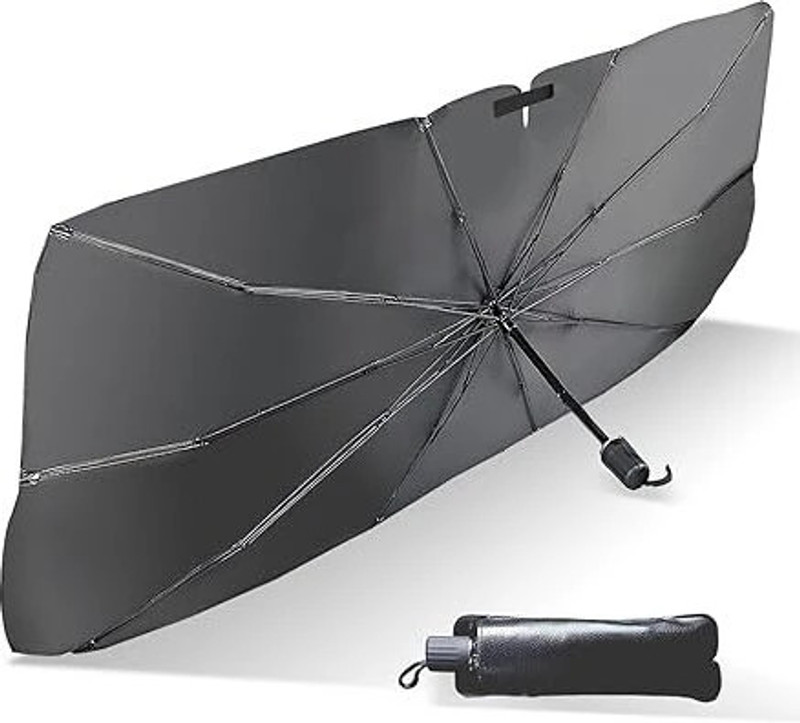CCE Car Sun Shade Windshield Cover, Umbrella Windshield Sun Shade for Car-3 Car Curtain