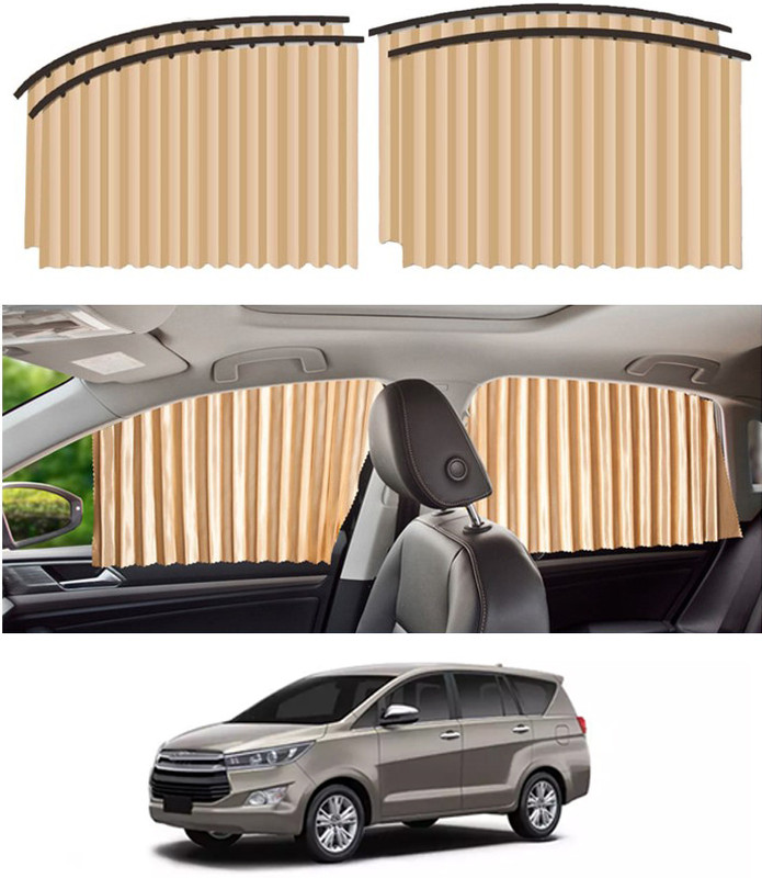 ABJD Foldable/Magnetic Side Window Car Curtain to Block UV Rays For Innova Crysta2016 Car Curtain