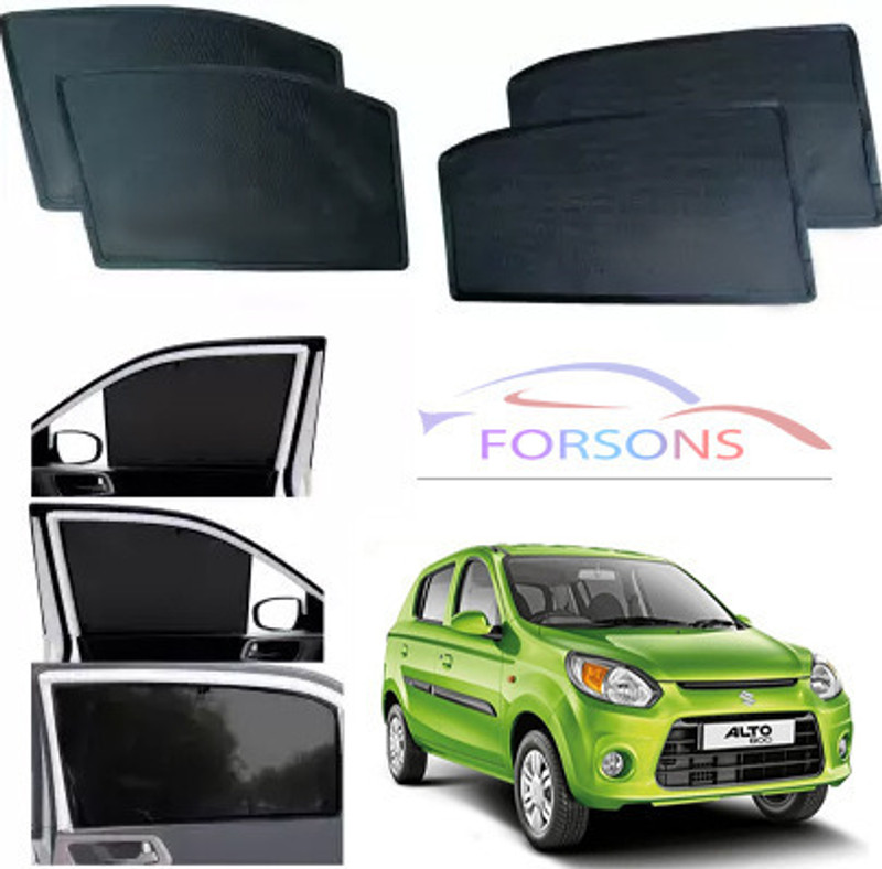 FORSONS Car Fix curtain window shades half curtains Sunshade For alto 800 2016 Car Curtain