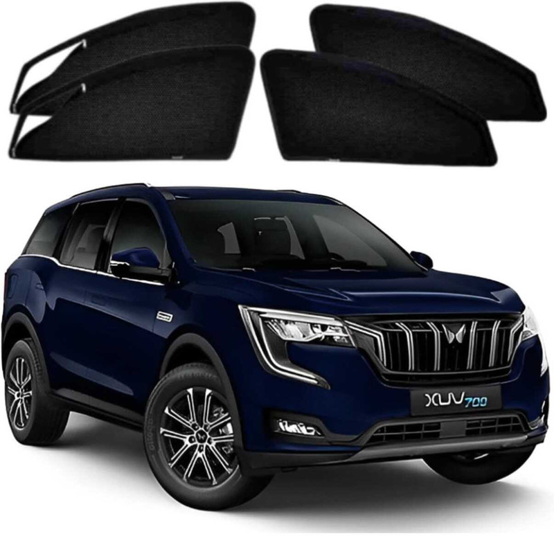 MOTOSHIELD Car Premium Magnetic Curtain with Zipper For Mahindra XUV-700 Car Curtain