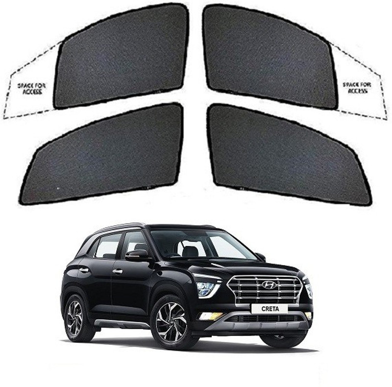 MOTOSHIELD Hyundai Creta New 2020 Half Type Car Curtain