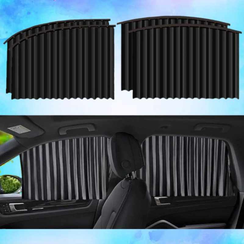 MOKSHARTH Magnetic Car Window Curtains for All Weather Protection Car Curtain