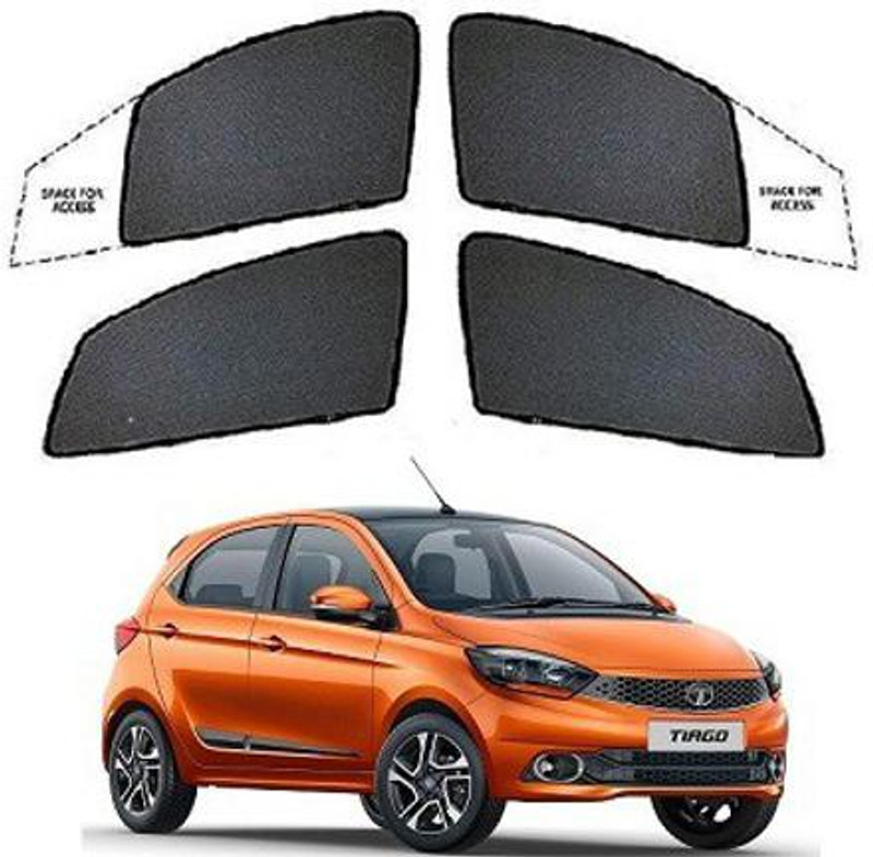 MOTOSHIELD TATA TIAGO Half Type Car Curtain