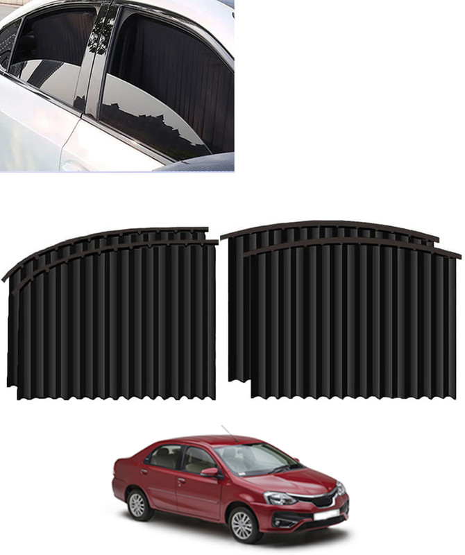 monolive Black Detachable/UV Protection Magnetic Curtain 4pcs For Car Side Window-99 Car Curtain