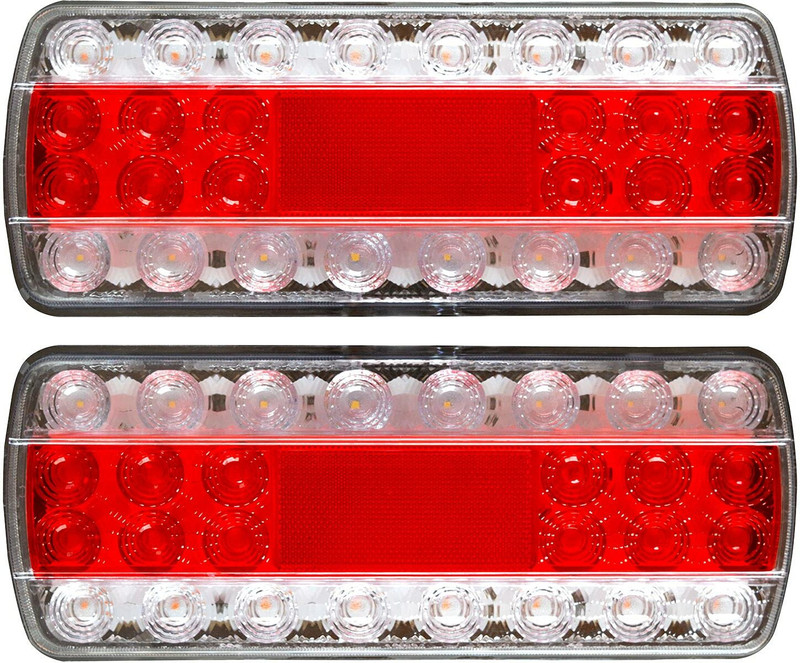 Apsmotiv Super Bright LED Tail Light for Eicher Canter Trucks Mahindra, Tata, Volvo 12V Car Dash Indicator Lamp