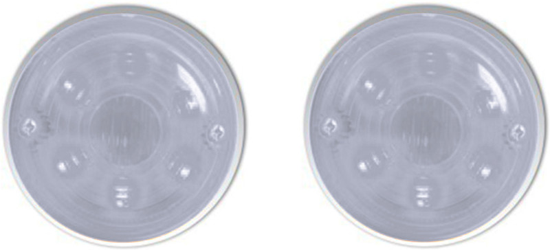 Apsmotiv Clear Outline Marker Flasher Auxiliary Lamp with Decoration Lights for Trailers Car Dash Indicator Lamp