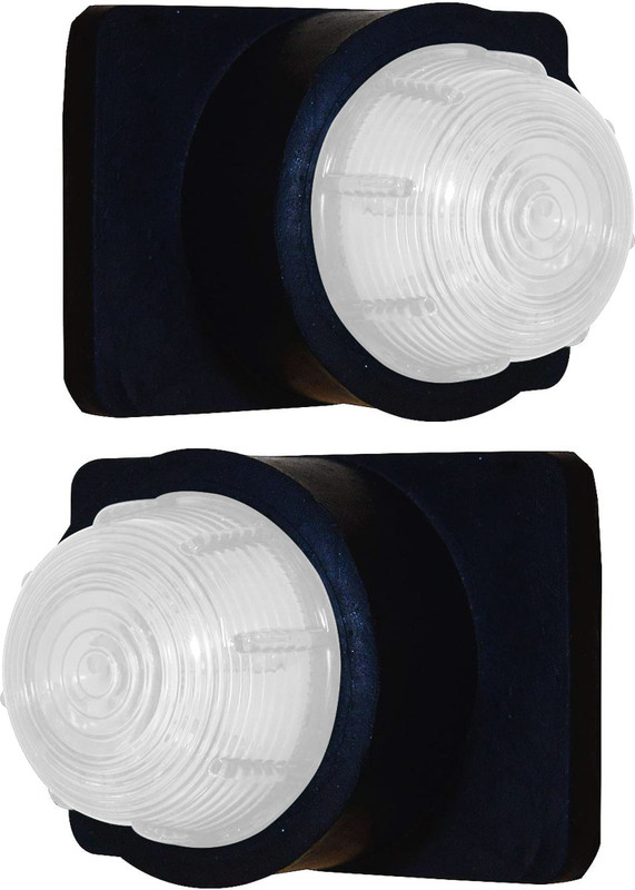 Apsmotiv White Marker Light Set Suitable for Universal Truck Trailer Tractor Buses Car Dash Indicator Lamp