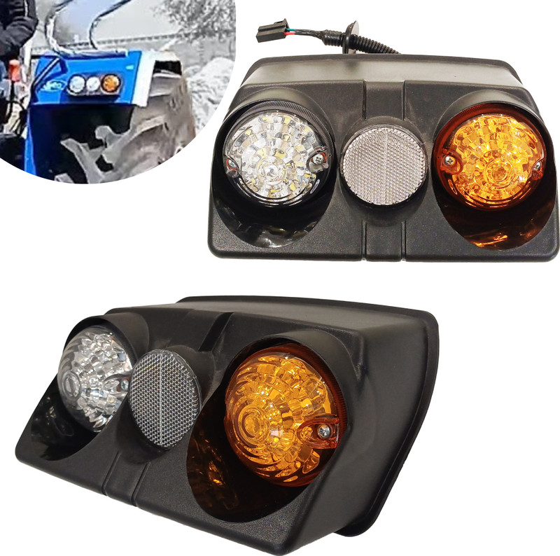 Apsmotiv Led Side Light Set 12V Suitable for Sonalika Mahabali and Sikander Tractors Car Dash Indicator Lamp