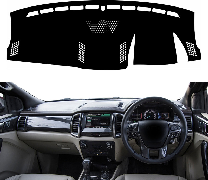 VINRIDE Endeavour Dashboard cover 2015 To 2021 Trend, Titanium, Titanium+ | Diesel | Manual & Automatic (AT) Car Dashboard Cover(Ford Endeavour)