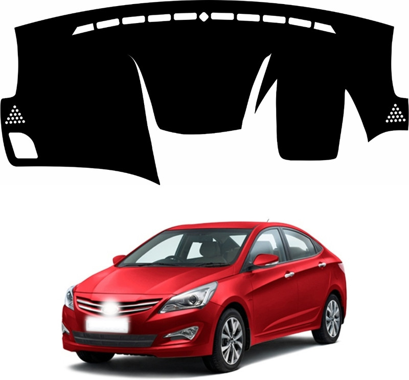 ZEETAS Verna Dashboard cover 2011 To 2017 EX, S, SX, SX(O), S Turbo, SX Turbo, SX(O) Turbo, Petrol, Disel, CNG Car Dashboard Cover(HYUNDAI Verna)