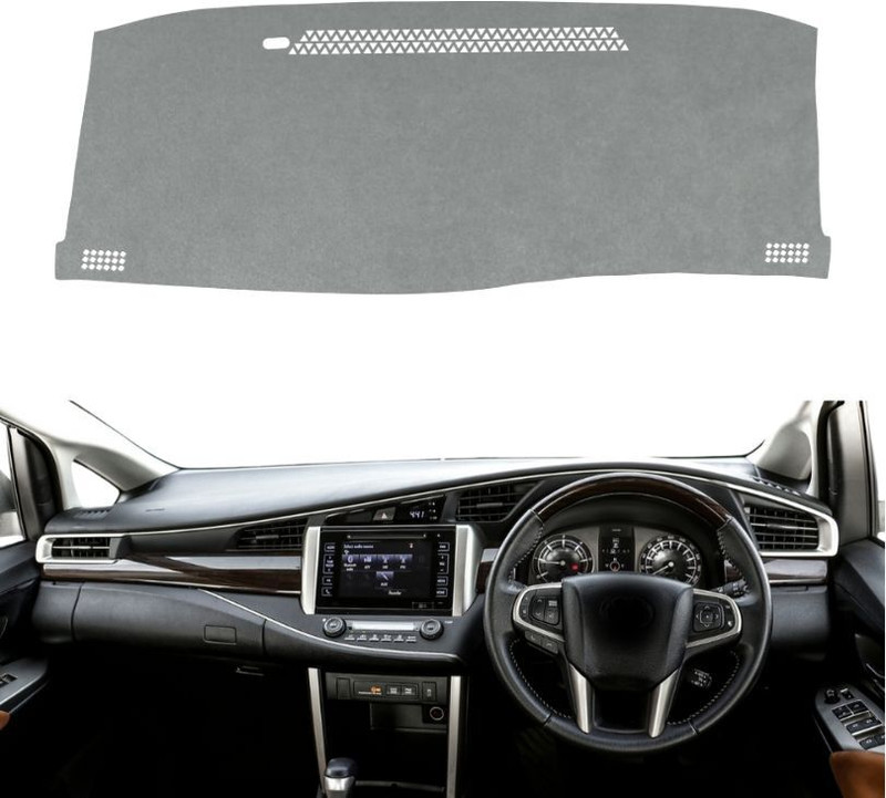 VINRIDE Innova crysta Dashboard cover 2015 2016 2017 2018 2019 2020 G, GX, VX, ZX | Diesel | Manual & Automatic (AT) Car Dashboard Cover(Toyota Innova Crysta)