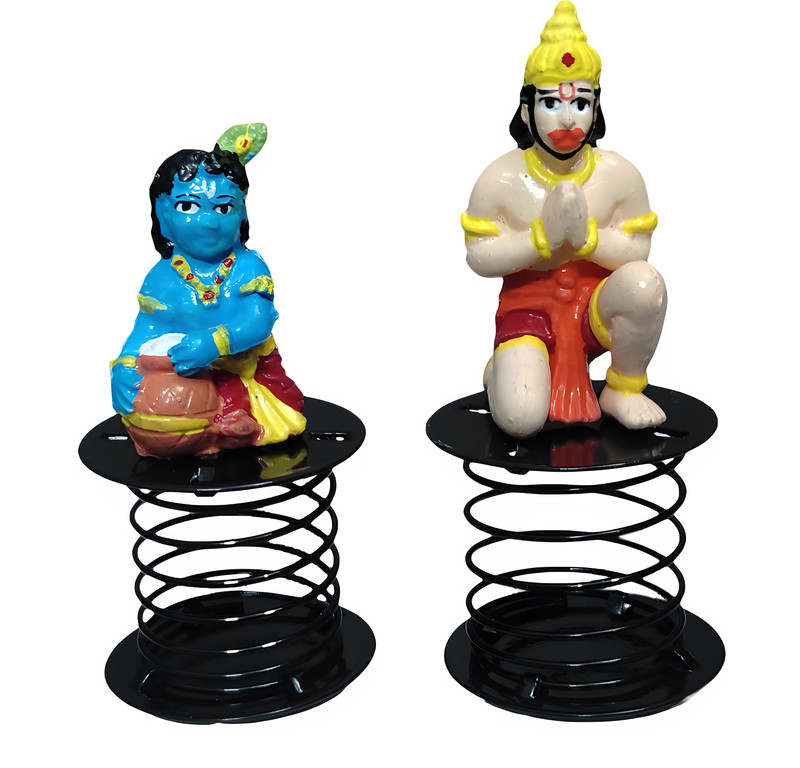 MITTRA Hanuman and Makhan Chor Lord Hnauman and Lord Mahankan Chor Car Dashboard Cover(Tata, Jeep, HYUNDAI 3 Series 323i)