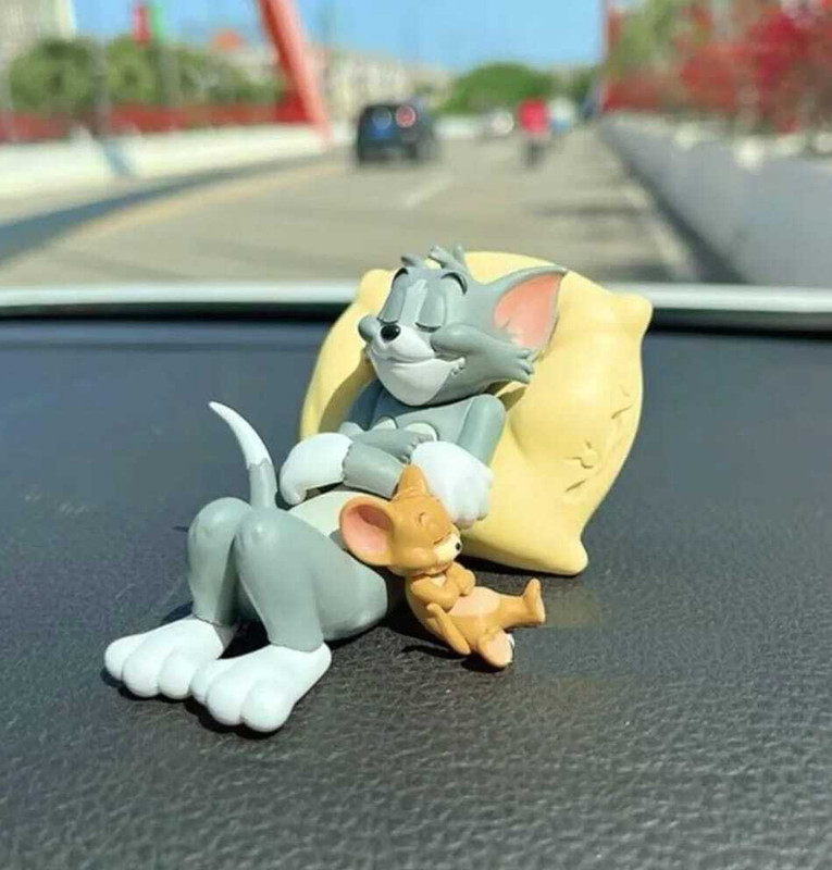 EMPICA Tom & Jerry Themed Toy Car Dashboard Cover(Universal For Car Universal For Car)