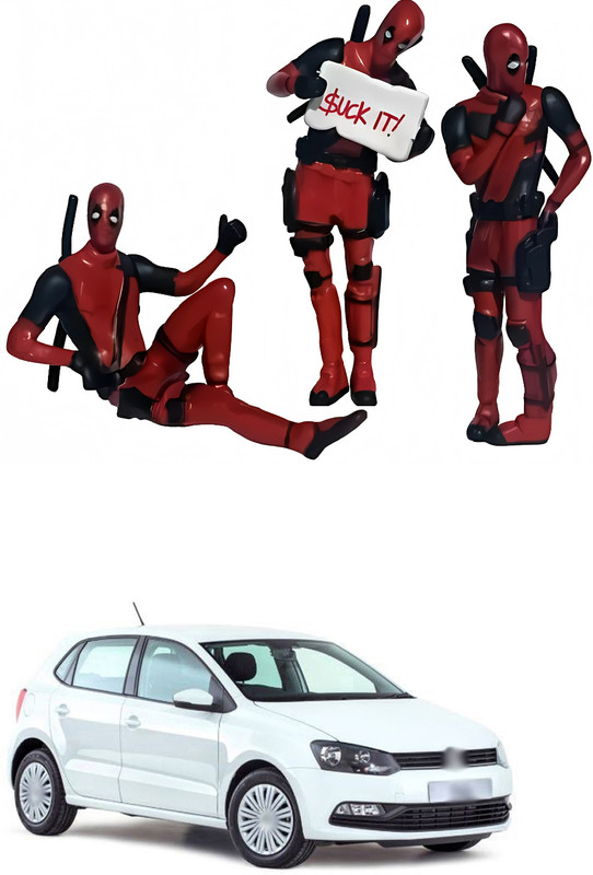 LOVMOTO Action Figure superheroz Action Figure Set of 3-Pcs PVC Models in Red Outfit sg3(Multicolor)