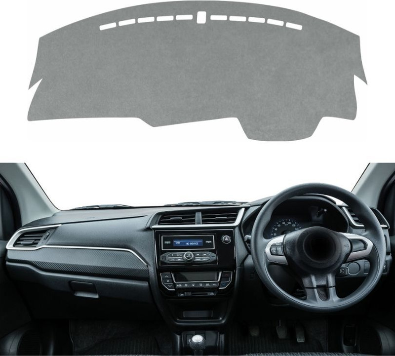 VINRIDE Brio Dashboard cover 2016 2017 2018 E, S, VX | Petrol | Manual & Automatic (AT) ✔ UV & Heat Protection Car Dashboard Cover(Honda Brio)