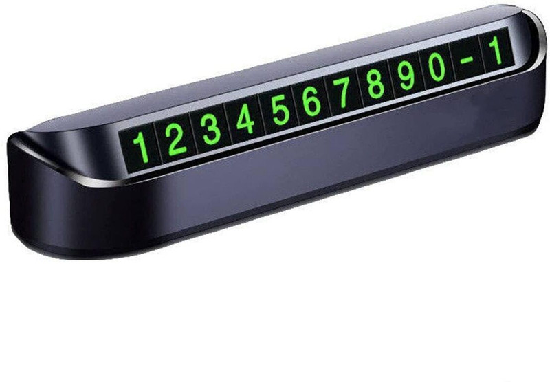 BEHAHAI Car Parking Number Car Parking Phone Number Telephone Number Plate Car Dashboard Cover(Universal For Car Altroz XZ Diesel)