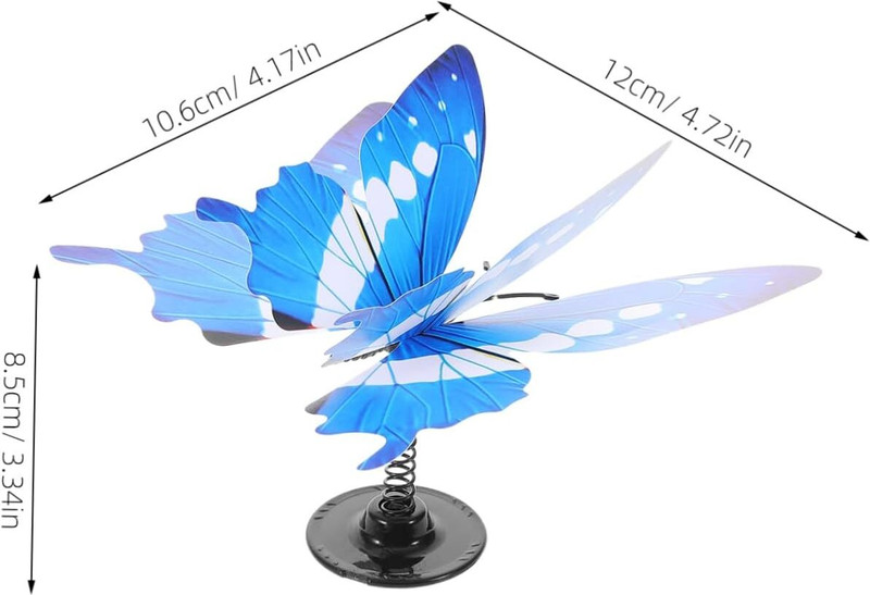 carempire Butterfly Car Dashboard Decor Stylish Electric Vehicle Decoration Car Dashboard Cover(Universal For Car Universal For Car)