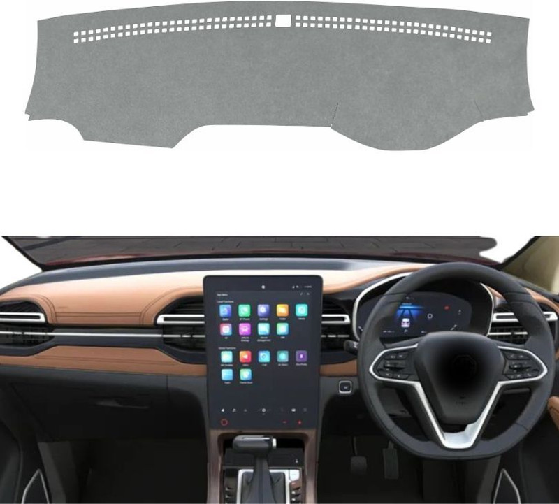 VINRIDE Hector Plus Dashboard cover 2023 2024 2025 Style, Smart, Smart Pro, Sharp Pro, Savvy Pro | Petrol, Diesel Car Dashboard Cover(Universal For Car A-Star)