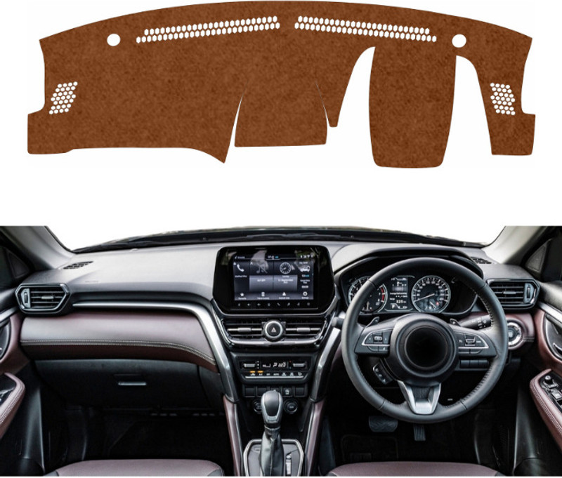 VINRIDE Grand VItara Dashboard cover 2022 2023 2024 2025 , Delta, Zeta, Alpha, Alpha+ | Petrol, Hybrid (Strong Hybrid) Car Dashboard Cover(Maruti Suzuki Grand Vitara)