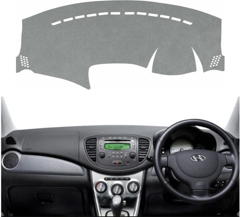 VINRIDE i10 Dashboard cover 2007 To 2013 Era, Magna, Sportz, Asta | Petrol | Manual & Automatic (AT) Car Dashboard Cover(Hyundai i10)