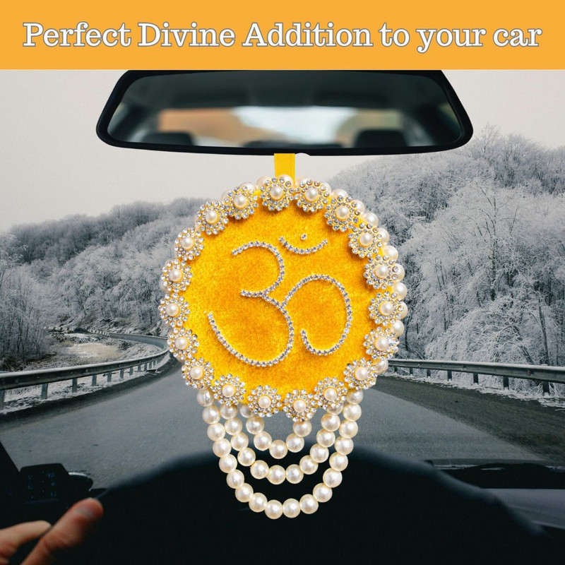 Stone Creation Decorative Car Hanging for Rear View Mirror Car Dashboard Cover(Alfa Romeo, Chevrolet, DC, Daewoo, Datsun, Tata, HYUNDAI 1 Series)