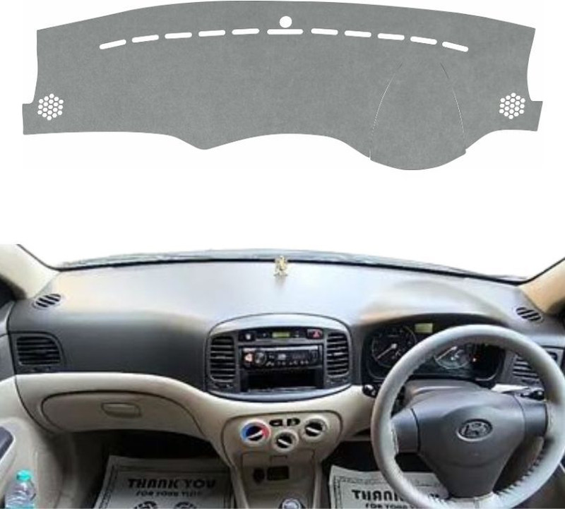 VINRIDE Verna Dashboard cover 2006 To 2011 EX, SX, SX(O) | Petrol, Diesel | Manual & Automatic (AT) Car Dashboard Cover(Hyundai Verna)
