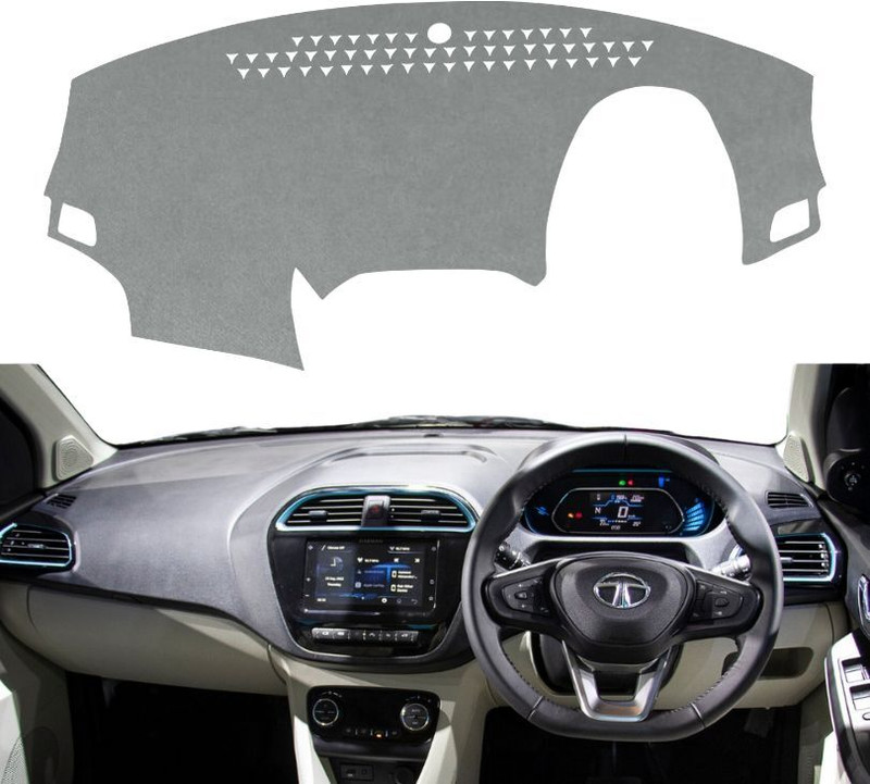 VINRIDE Tiago Dashboard cover 2016 To 2025 XE, XM, XT, XZ, XZ+, XZ+ DT, XZ+ | Petrol, CNG, EV () Car Dashboard Cover(Tata A-Star)