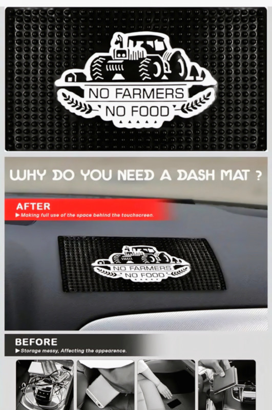 ShiftproX CDC-BLK-01 Anti-Slip Dashboard Cover Mat Universal Car Dashboard Cover(Hyundai, Tata, MAHINDRA, Maruti, Mahindra Universal For Car)