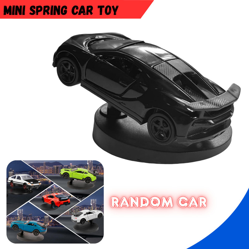 SRPHERE S3 Mini Car Toy for Car Dashboard Drift Cars Decor Charm Desk Room Birthday Gift Mini Car Toy for Car Dashboard with Self Adhesive Base Alloy Drift Cars Car Dashboard Cover(Universal For Car Universal For Car)