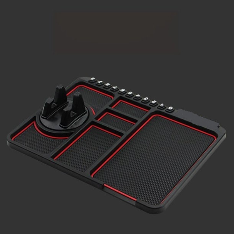 RHONNIUM Anti Slide Dash Phone Mount Silicone Dashboard Car Pad Mat Car Dashboard Cover(Universal For Car Universal For Car)