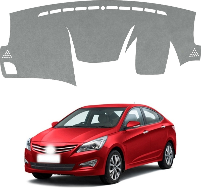 ZEETAS Verna Dashboard cover 2011-2017 EX, S, SX, SX(O), S Turbo, SX Turbo, SX(O) Turbo, Petrol, Disel, CNG Car Dashboard Cover(HYUNDAI Verna)