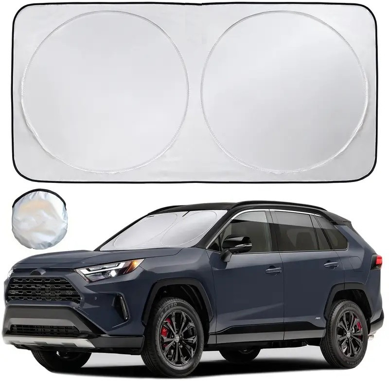 HSR CaWindshield Sun Shade - Extra Large Car Sun Shade Windshield Cover, Sun Shade for Most Vehicles Universal Fit Car Dashboard Cover(Universal For Car Universal For Car)