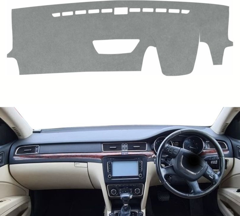 VINRIDE Slavia Dashboard cover 2022 2023 2024 2025 Active, Ambition, Style, | Petrol | Manual & Automatic (AT/DSG) Car Dashboard Cover(Skoda A-Star)