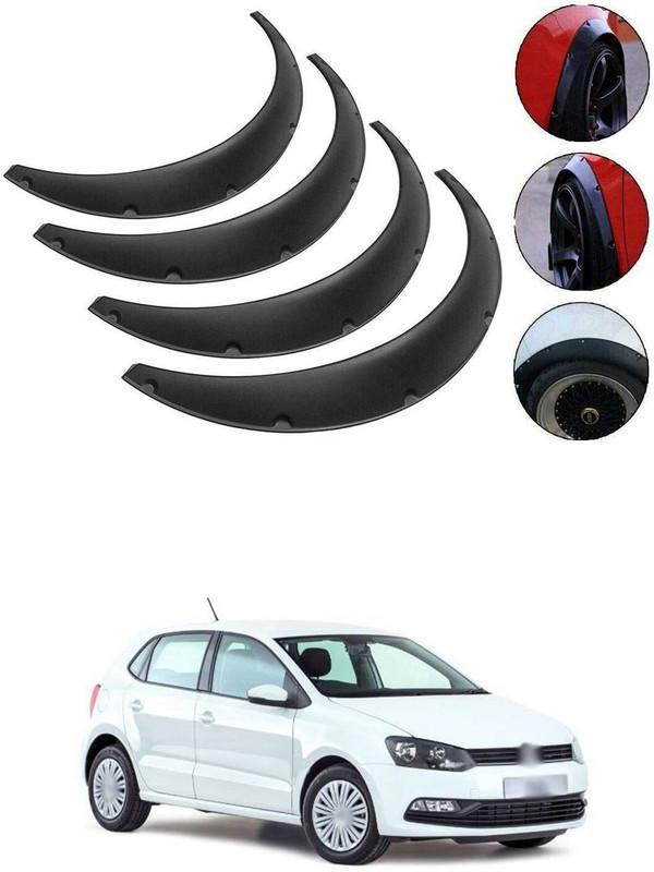 XZRTZ Car Fender Flares Over Wide Body Wheel Arches Auto Rivet Bolt Style 256 Matte, Glossy Volkswagen Polo Front Garnish