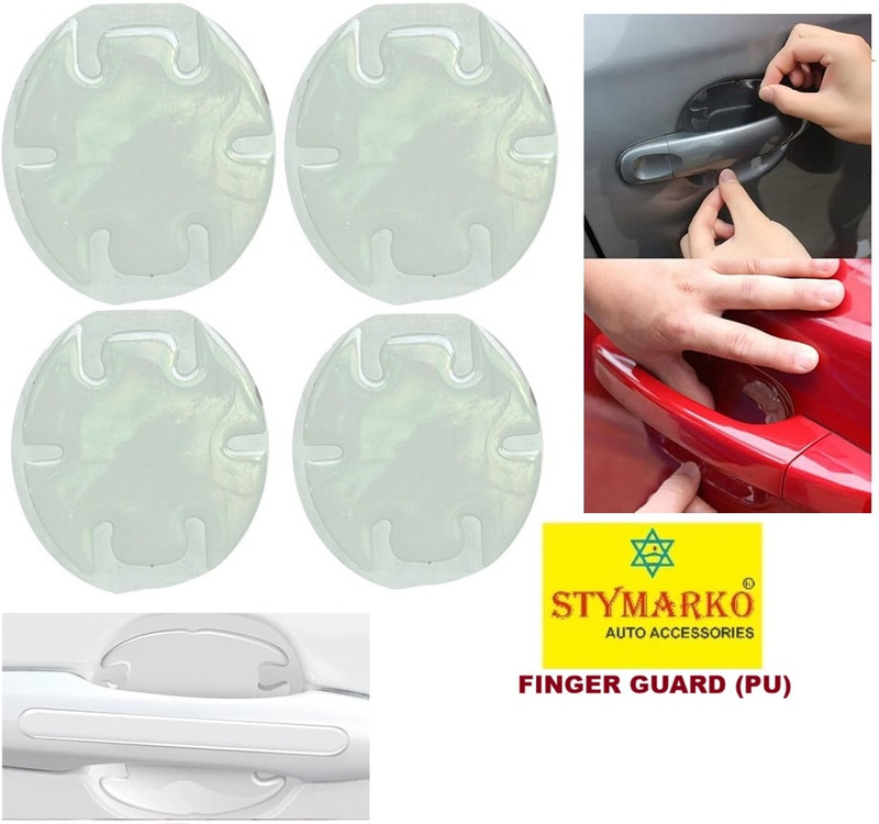 HRBull Nylon Car Door Guard(White, Pack of 4, Universal For Car, NA)