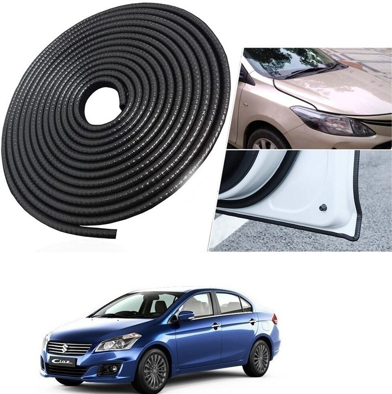 Znee Smart Stainless Steel, Plastic Car Door Guard(Black, Pack of 1, Maruti, Ciaz)