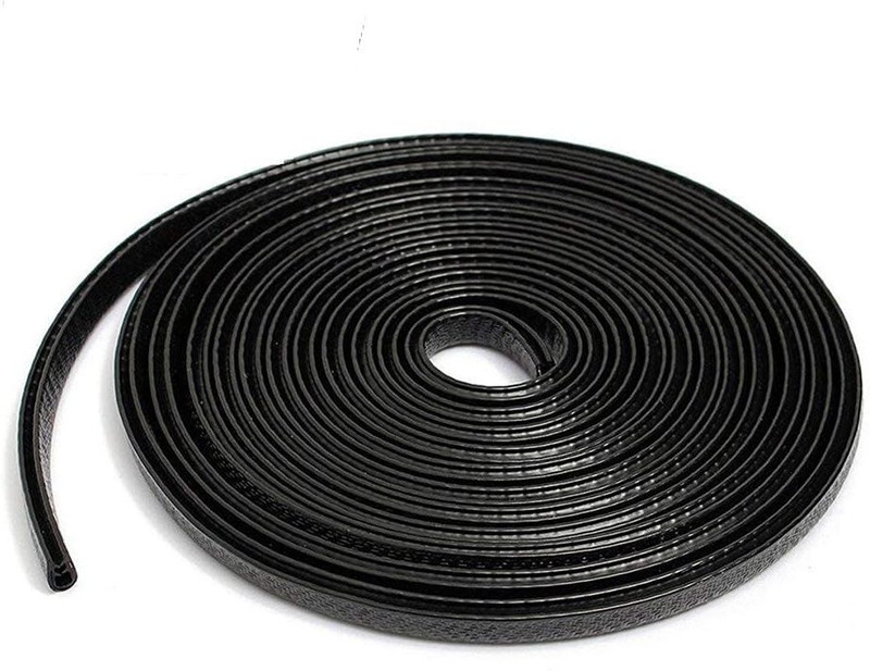Beamerzz Rubber, Steel Car Door Guard(Black, Pack of 1 pcs. door sefty gourd, Universal For Car, Universal For Car)